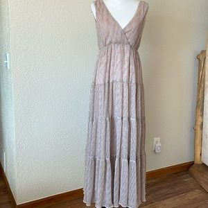 Traffic People Tiered maxi dress excellent